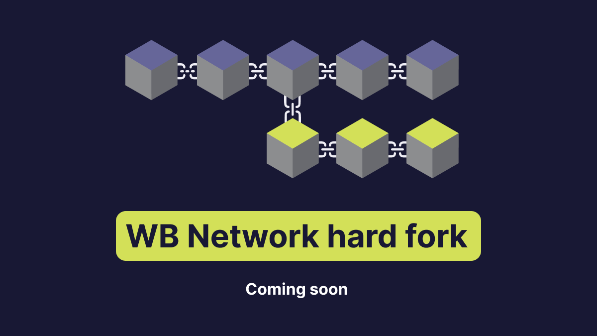Whitechain_io's tweet photo. 📆 Ready for the big day?

It is finally time to announce the date of the WB Network hard fork! It will take place at block 3746350 on the 26th of June at approximately 10 a.m. (CEST). You can keep an eye on this event by using our timer.
https://t.co/Uh3JWuPF2L

Please note that if you have our nodes installed, you need to upgrade to stay in sync with the blockchain. Read more about WB Network here.
https://t.co/7dv7wfGksG

The hard fork takes us to the finish line before the launch of the Mainnet.