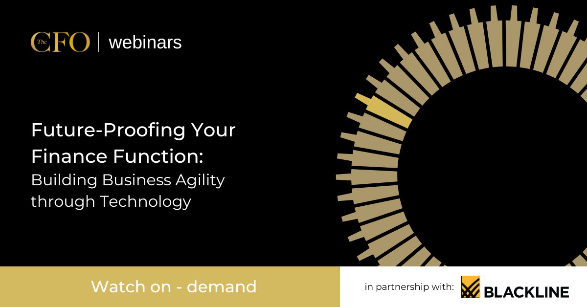 Watch our on-demand webinar with BlackLine as senior finance leaders share their invaluable expertise on adapting finance functions to align seamlessly with the evolving business landscape.

Watch now: tinyurl.com/kzw2uz6

#TheCFO #FinanceLeaders