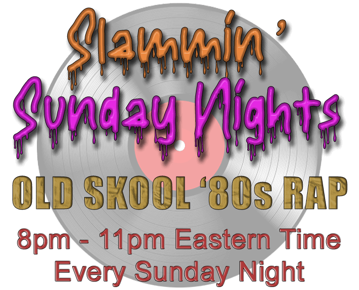 @80sMixed is proud to announce Slammin' Sunday Nights. The BIGGEST Rap/Hip Hop hits from the #80s featuring #NWA, #QueenLatifah, #RunDMC & more. Starts this Sunday @ 8pm Eastern Time. Get a dose of IN YOUR FACE HITS! #80smusic #80smixed #80srap #80shiphop #rap #hiphop #oldschool