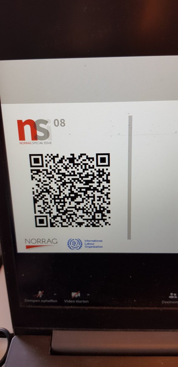 Today: special issue presentation, 48 authors from five continents on school to work continu-um. Landmark publication at @Norrag  and @Ilo. Thanks to Michel Carton and Christine Hofmann (editors), my paper with <a href="/SiriaTaurelli/">Siria Taurelli</a> on PPPs in 14 countries.<a href="/etf/">ETF vid LTH</a>