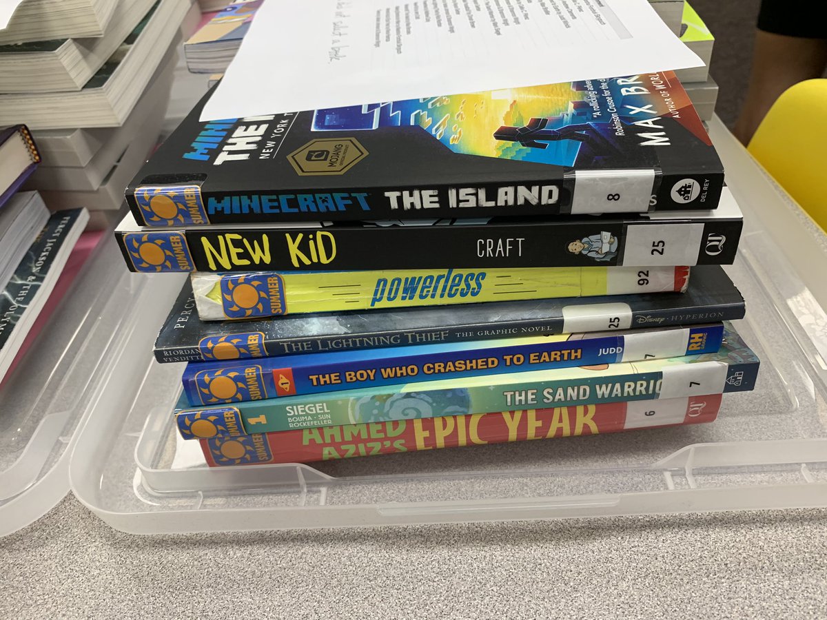 #summerreading books are ready for @LISShines students 📚Thanks for all of your work on this @MrsCasieri ! Great selection! #studentchoice Thank you @LTEFNJ ! @LTPS1 @LTPSSupt_Kasun @rpkgoomer @robyn_klim @drafischer