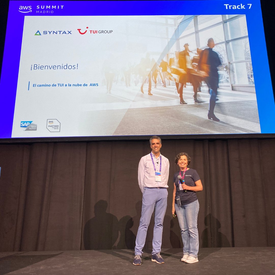 SyntaxSystemsDE's tweet image. Letzten Donnerstag waren wir als AWS-Partner auf dem AWS Summit in Madrid vertreten! ☁️ 🇪🇸 Wir blicken auf einen Tag voller interessanter Gespräche und Präsentationen mit TUI zurück und freuen uns sehr darüber, dass Sie uns besucht haben!
#Cloud #Syntax #AWSSummit
