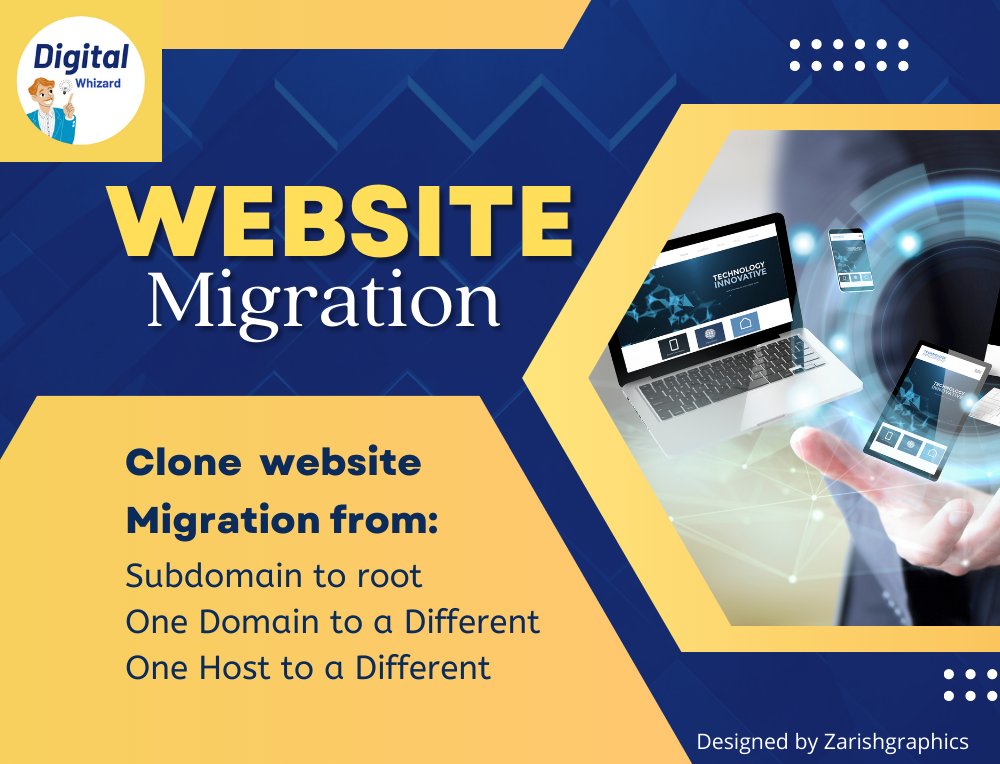 digitalwhizard's tweet image. 🌐🚚 Need a Smooth Website Migration? Let&apos;s Seamlessly Transfer Your Online Presence! 💻🔀
#FreelanceWebDeveloper #WebsiteMigration #SeamlessTransfer #DigitalTransformation #WebsiteDevelopment #webdeveloper #digitalwhizard