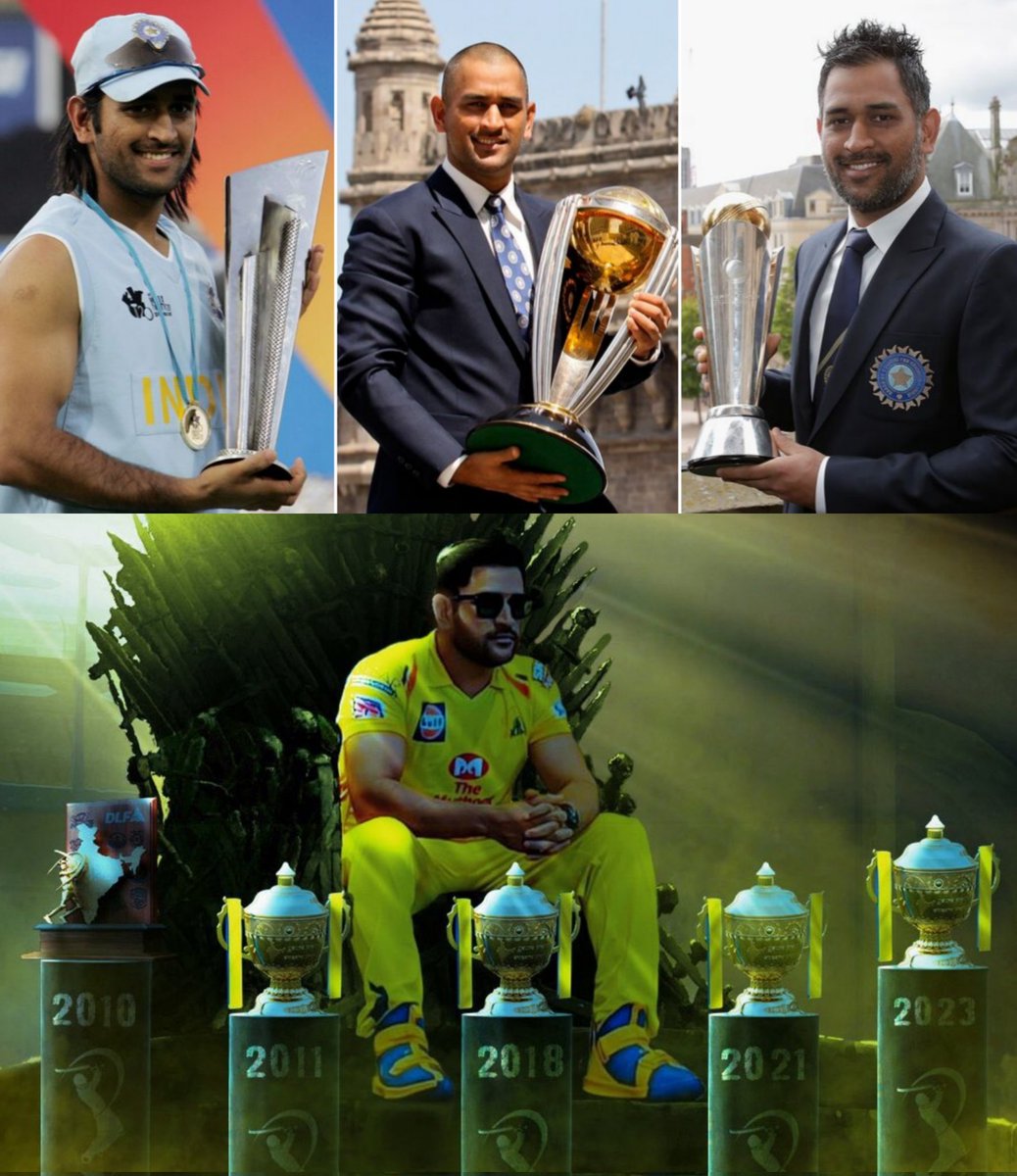 The Only Captain To Win Both IPL As Well As ICC Trophies

MS Dhoni

End Of The List.