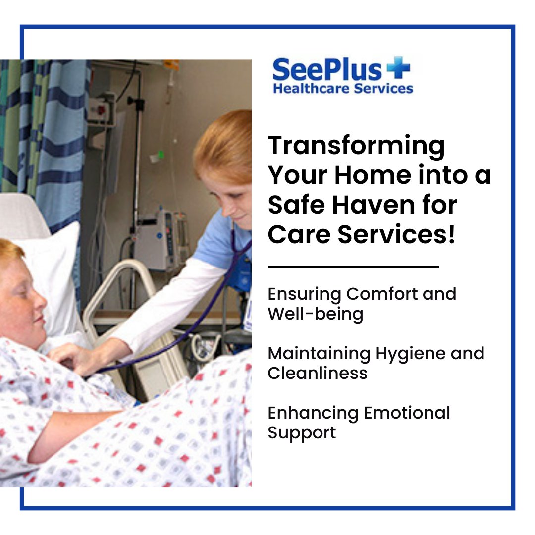 Transforming Your Home into a Safe Haven for Care Services! 

#homecare #safetyfirst #comfortableliving #seniorcare #healthcare #hygiene #cleanliness #emotionalsupport