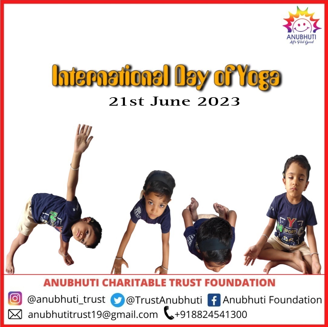 Yoga is the way to health and Happiness 🧘
#internationalyogaday 
#yoga 
#anubhutitrustfoundation
#speechtherapy 
#audiology 
#hearingloss 
#hearingawareness