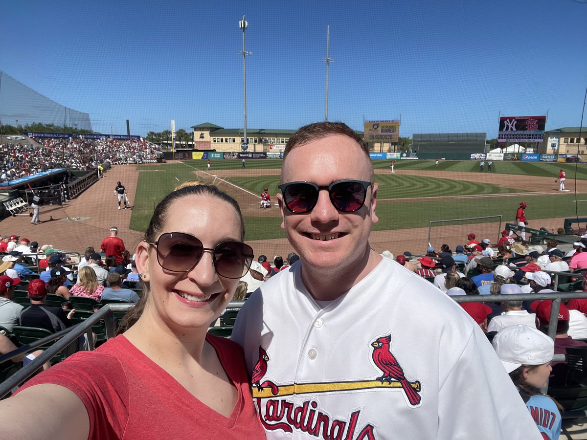 Cardinals baseball is in our future! Can’t wait to see them again. ⚾️ #SpringTraining #STLCards