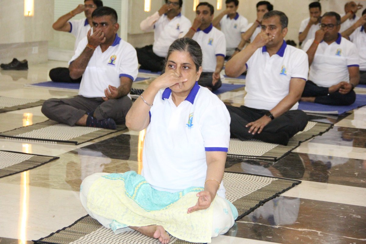 On this 9th International Yoga Day, let's embrace the power of yoga and reconnect with ourselves for a healthier future. 

#YogaDay #YogaForAll