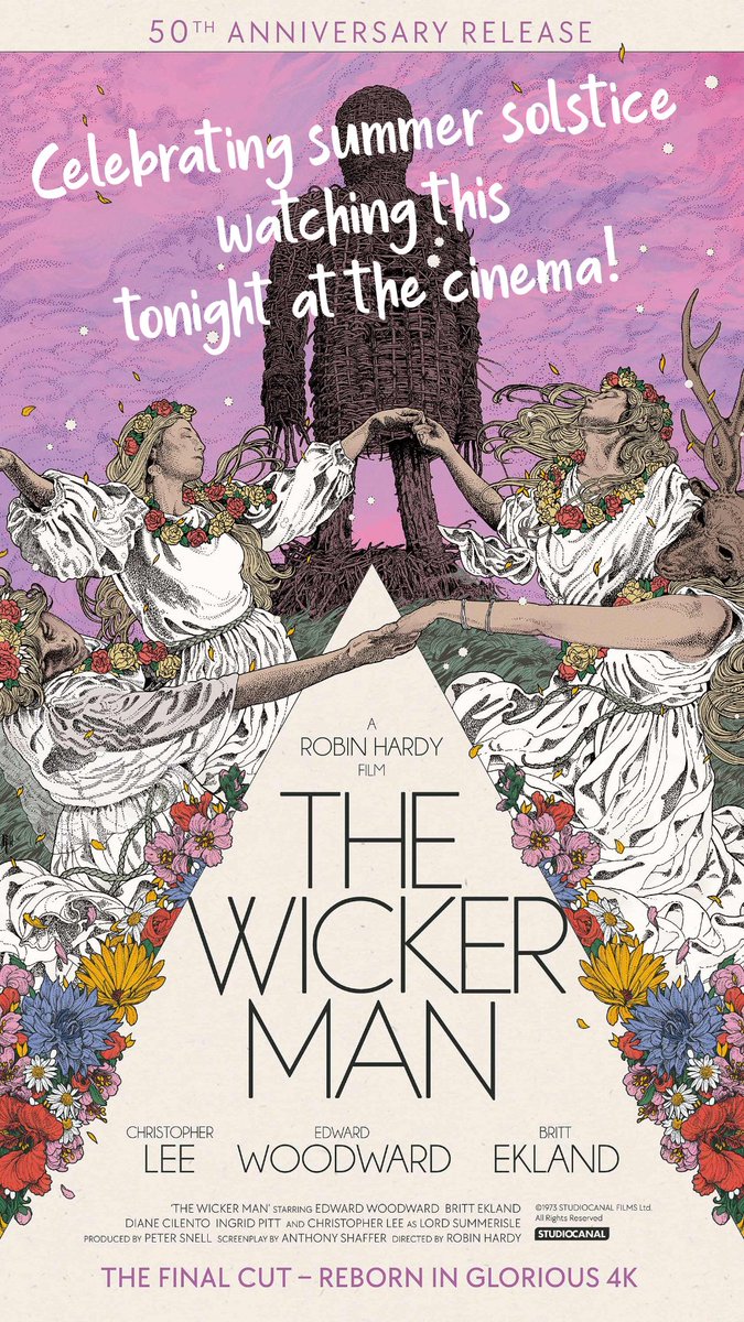 Looking forward to this! #TheWickerMan #SummerSolstice