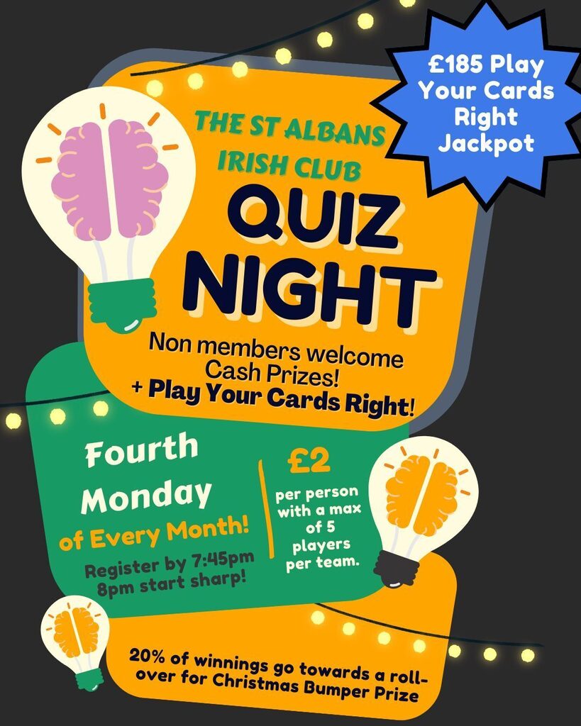 St Albans Irish Club tweet media