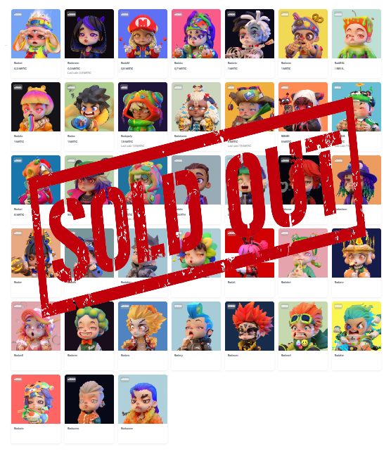 BadaClubNFT's tweet photo. All NFTs have been sold. #NFT
Now it will only be possible to buy from the owners in @opensea  and @MagicEden 
💸List your NFTs for trading.
https://t.co/Dw0gPrcUcb
https://t.co/2kwr6GnvUT https://t.co/zZ3bAXfakk