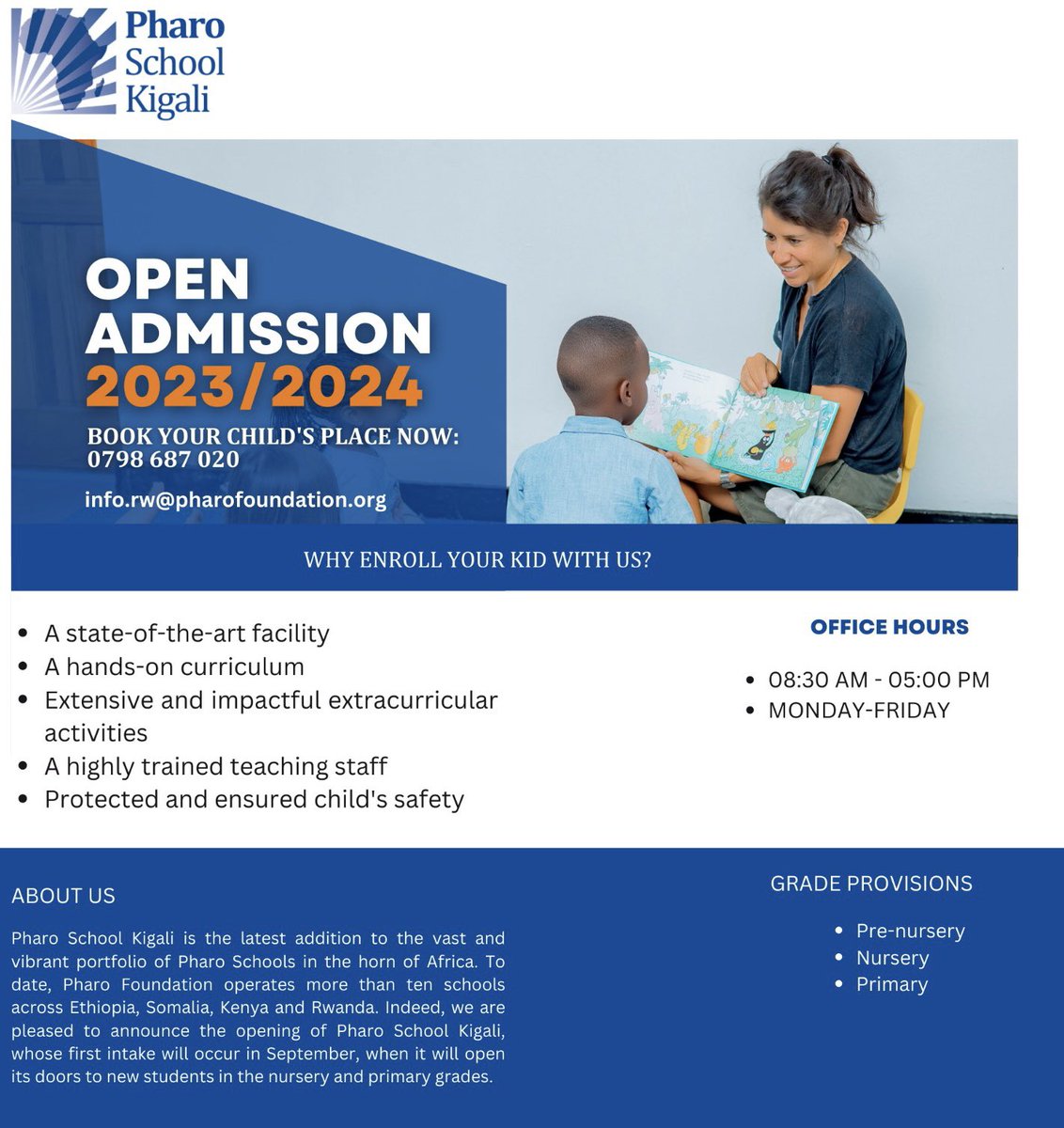 We believe that every student has the potential to excel. We invite you to join our learning community.

#education #rwanda #unlockingafrica 
#Rwot