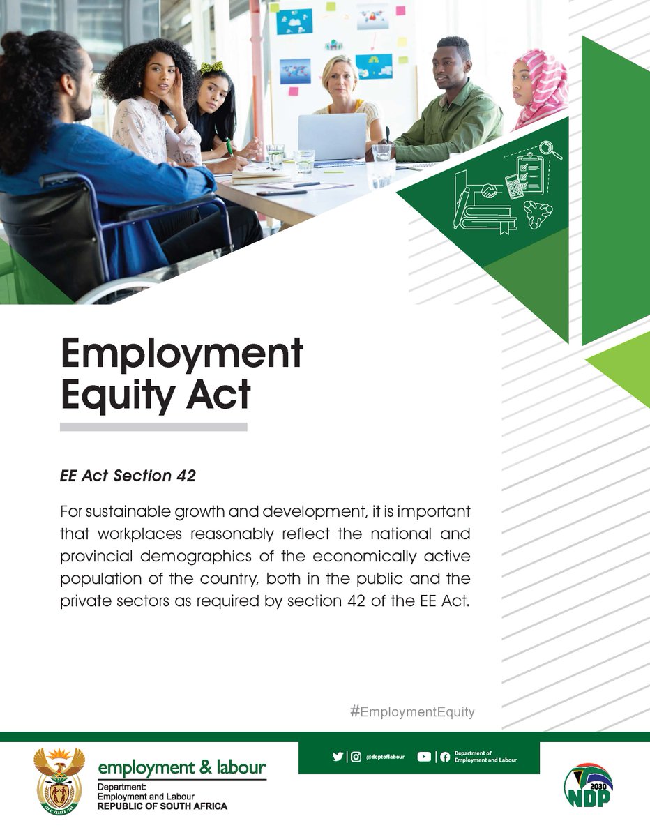 deptoflabour's tweet photo. #EmploymentEquity Amendments https://t.co/75syOU0oUO