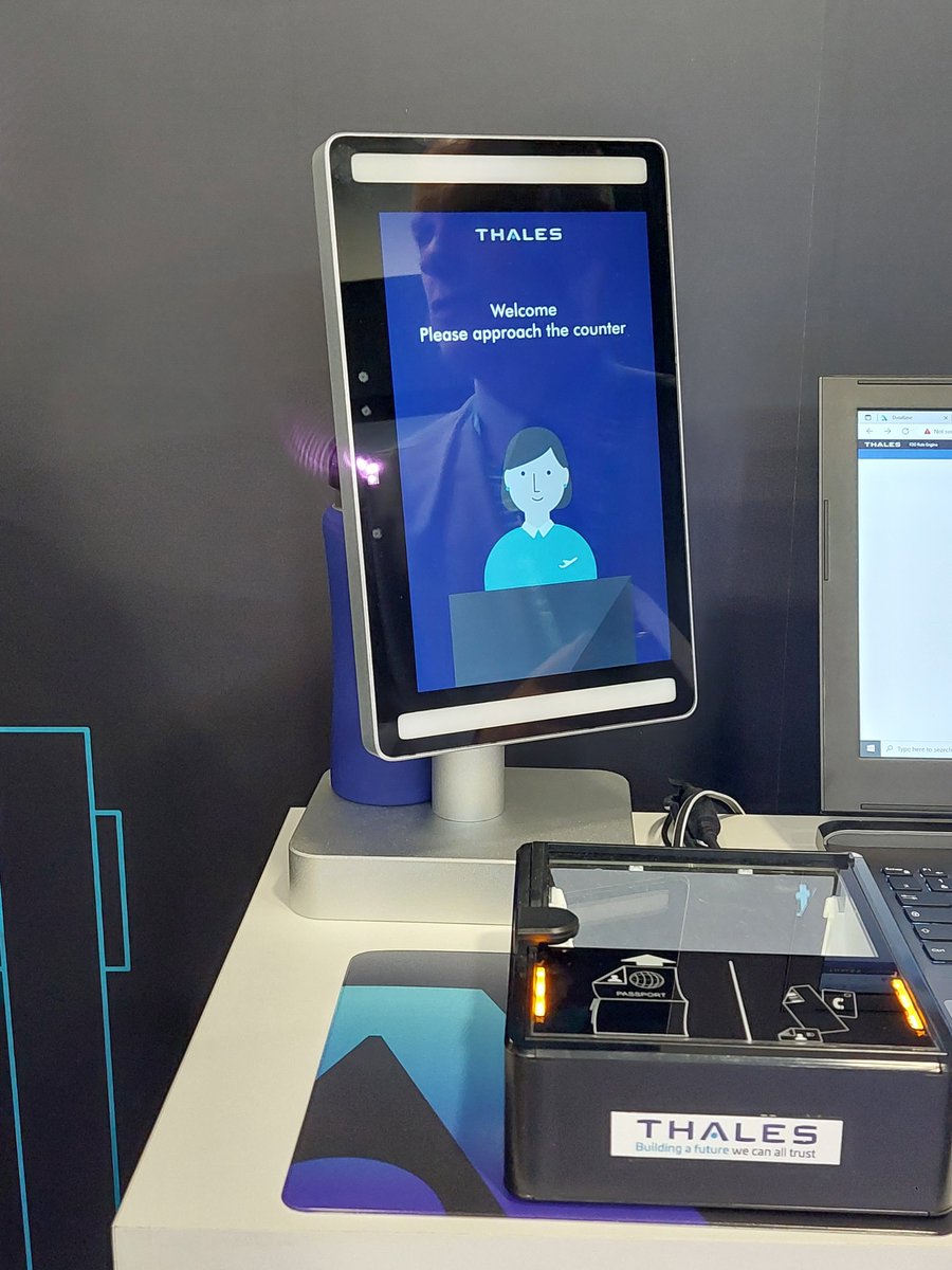 ThalesDigiSec's tweet photo. At #ParisAirShow, we have transformed our Thales booth into into a real airport terminal ✈
Join us and see for yourself how we can improve #PassengerExperience and #AirportOperations efficiency with our comprehensive #FlyToGate solution.
@salondubourget https://t.co/rDBAjEY5VT