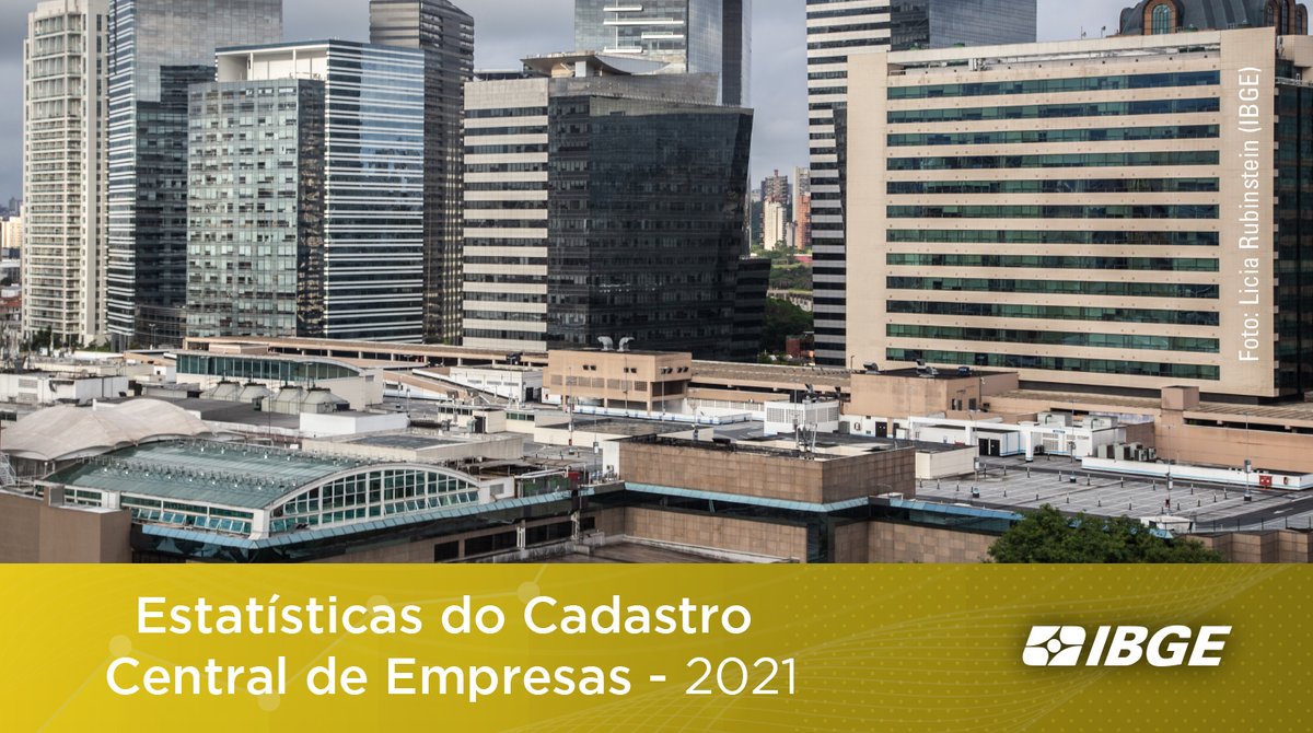 ibgecomunica's tweet image. (1/3) Em 2021, o número de empresas e outras organizações ativas cresceu 5,8% frente a 2020, chegando a 5,7 milhões. A quantidade de sócios e proprietários subiu 5,1%.

Os dados são do #CEMPRE (Cadastro Central de Empresas), divulgado hoje pelo #IBGE: agenciadenoticias.ibge.gov.br/agencia-notici…