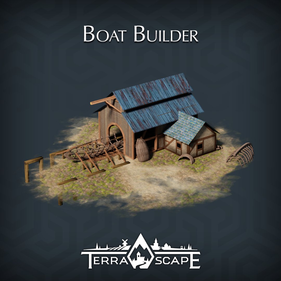 The first step in being able to use fishing as a continuous craft is, of course, watercraft. Create your own fishing boat and the bulk for fishing is ready. #terrascape #boatbuilder #indiegame