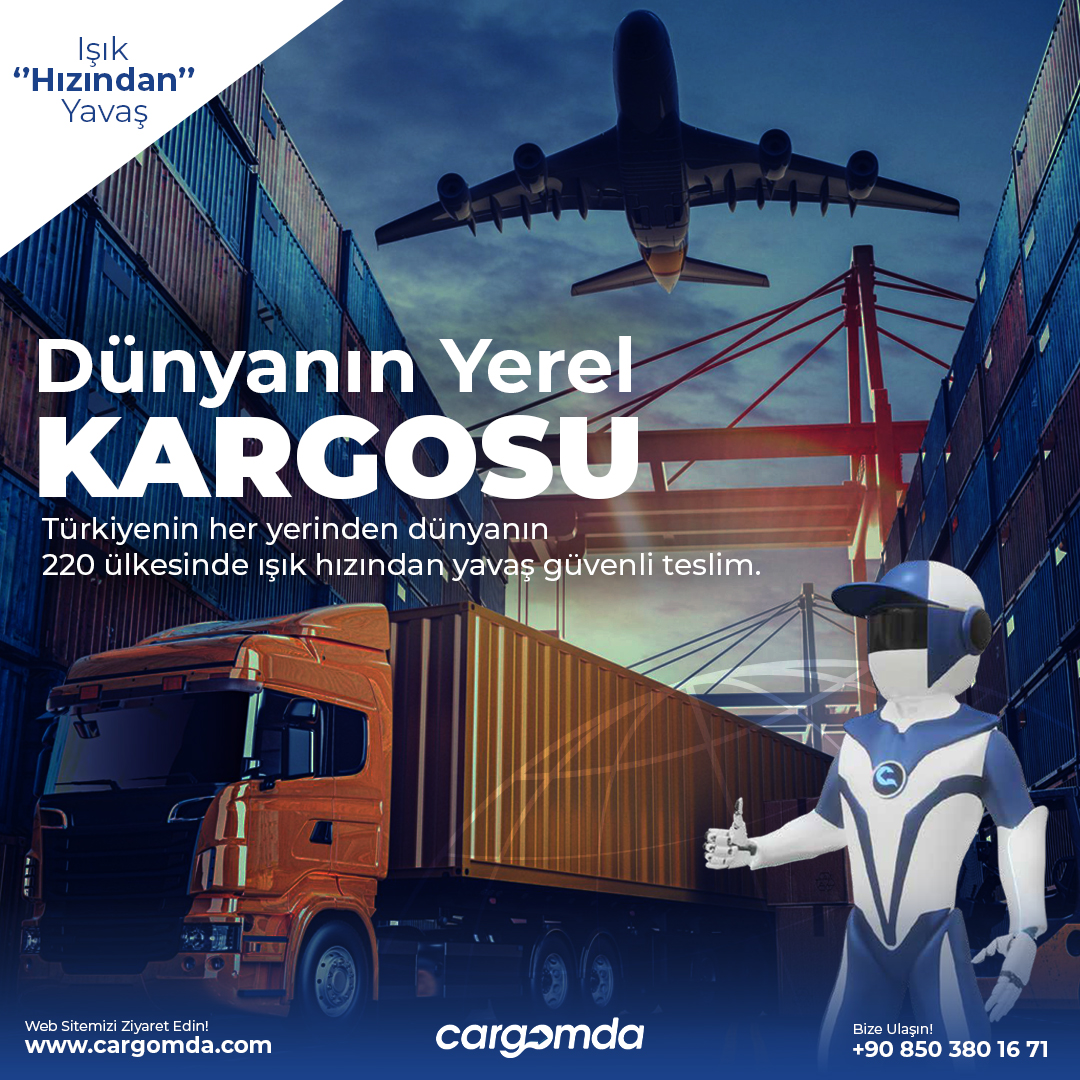 Cargomda'nın fark oluşturan hizmetleriyle tanışın. 

Müşteri Hizmetleri;  
+90 850 380 16 71 
+90 541 908 16 72

#cargomda #kargo #etgb #hızlıkargo #enucuzkargo #yakınımdakargo #kargofiyatları #kargotakip #uçakkargo #aircargo #havakargo #lojistik #lojistik #logistic