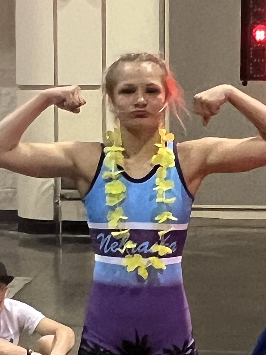 huskerland1's tweet photo. Tiearra Pollard stars the Junkyard Dogs scoring with a pin.  Tied up 6-6 https://t.co/sh80bpMx0N