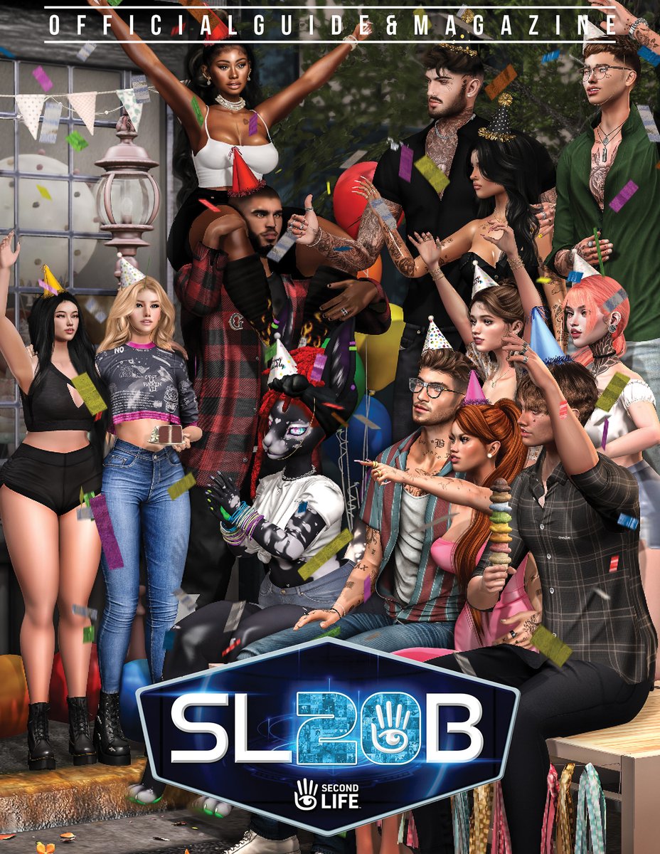 Second Life tweet media