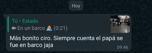 Ciro hoy actuó y le tocó decir que Belgrano viajo en barco a España. No dudo que le tocó esa parte porque está todo el día hablando del barco donde se fue papá, es su héroe 🥺❤️‍🩹