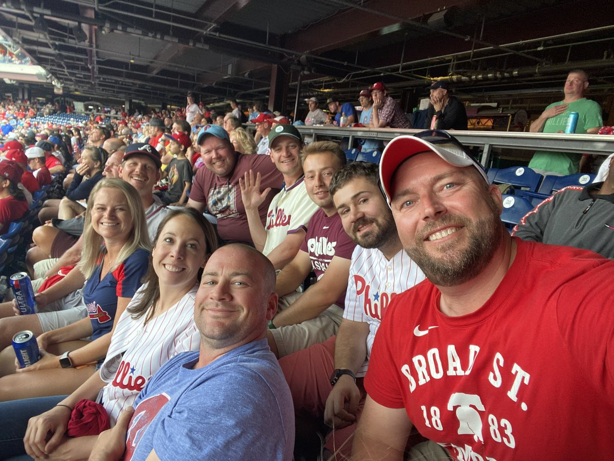 NickJSAdams's tweet image. Great time last night with a few customers and coworkers. Braves won and the stach helped!