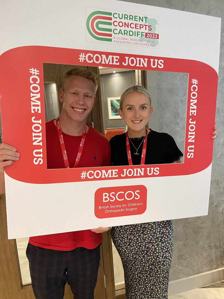 A fantastic opportunity as a medical student volunteer at #BSCOSCCC2023 #CurrentConcepsCardiff2023

Feeling inspired! 
#orthotwitter #PaediatricOrthopaedics 

<a href="/BSCOS_UK/">British Society for Children’s Orthopaedic Surgery</a> <a href="/DoctorsAcademy/">Doctors Academy Group of Educational Divisions</a> <a href="/ClareCarpie/">Clare Carpenter</a> <a href="/GregorRamage/">Greg Ramage</a>