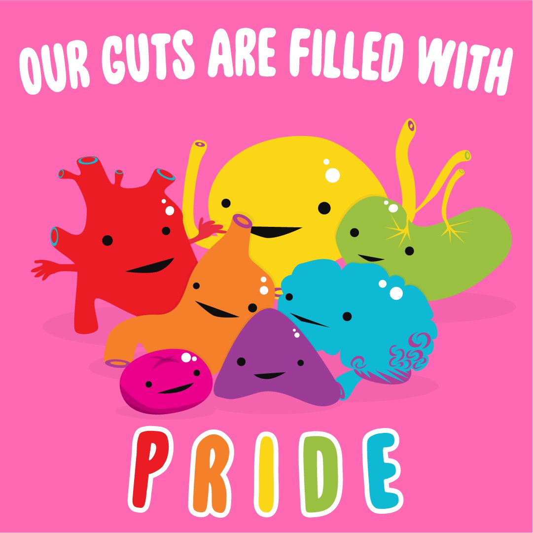 We love every body year round! #guts #internalorgans #loveeveryone #pridemonth #pride