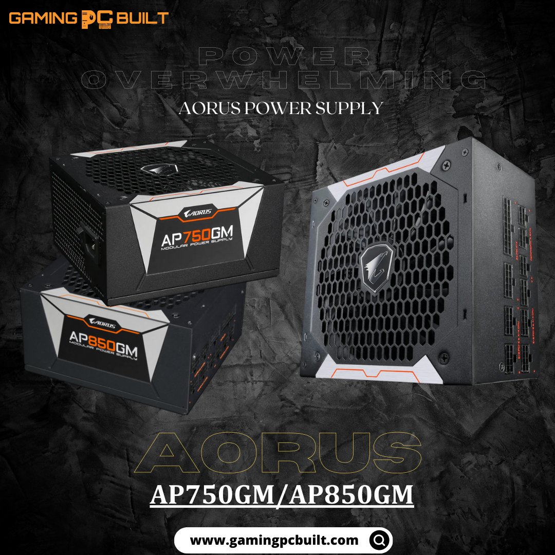 🌟 AORUS P850W / P750W 80+ GOLD Modular - Power Supply🌟

◾Fully Modular Design
◾High quality 100% Japanese Capacitors
◾ 80 PLUS Gold certified: above 90% 
◾10 years warranty

.
.
.
#GamingPCBuilt #K25Computers #GamingPC #Gigabyte #AORUS #SMPS #80PLUSGOLD #POWERSUPPLY