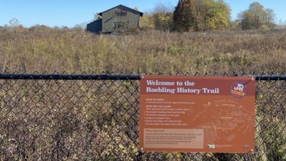 In collaboration with the Delaware River Heritage Trail, the @RoeblingMuseum created interpretive signage along the river trail to drive outdoor visitation traffic. A Discover NJ History License Plate grant helped fund the design and fabrication of the interpretive signs.