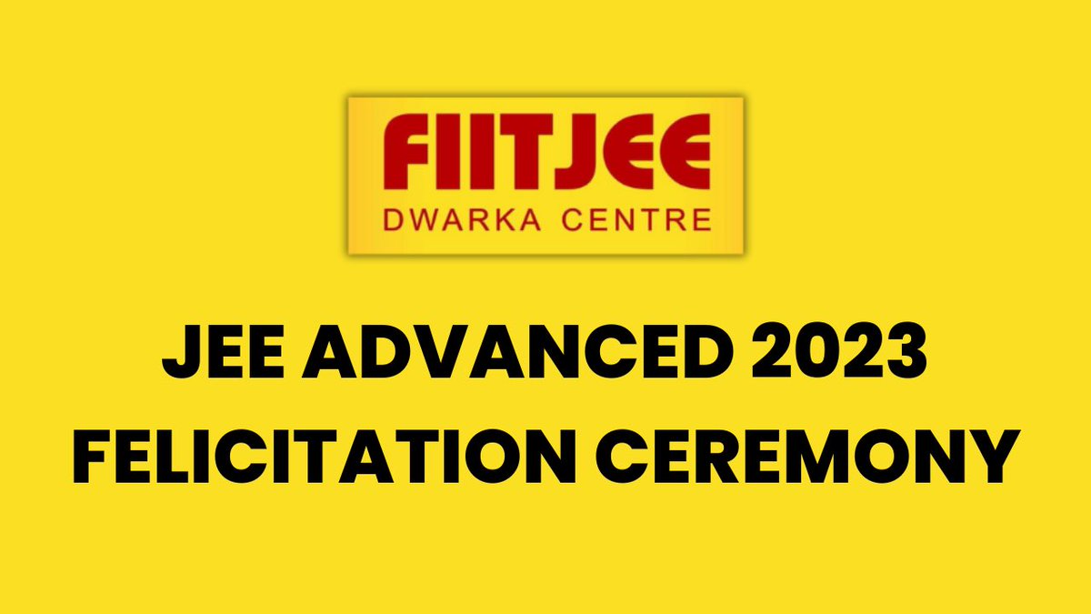FIITJEE Dwarka on Twitter: "📣 *URGENT ANNOUNCEMENT: Join us live NOW