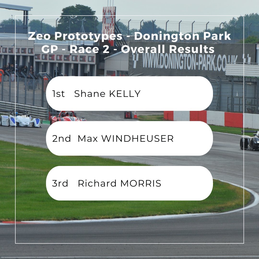 The Zeo Prototypes Race 2 Results from Donington Park. 

#raceresults #zeoracing #zeoprototype #britishracing #brscc #autosport #silverstoneGP #sportsprototypecup