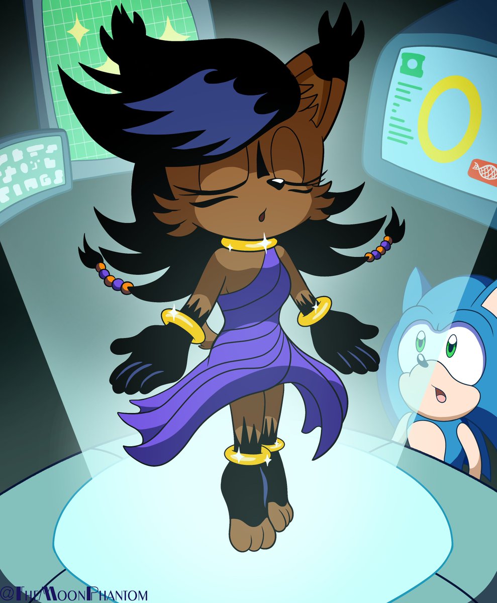 Moon Phantom On Twitter Comm Set For BlueFlash09 Nicole And Sonic 