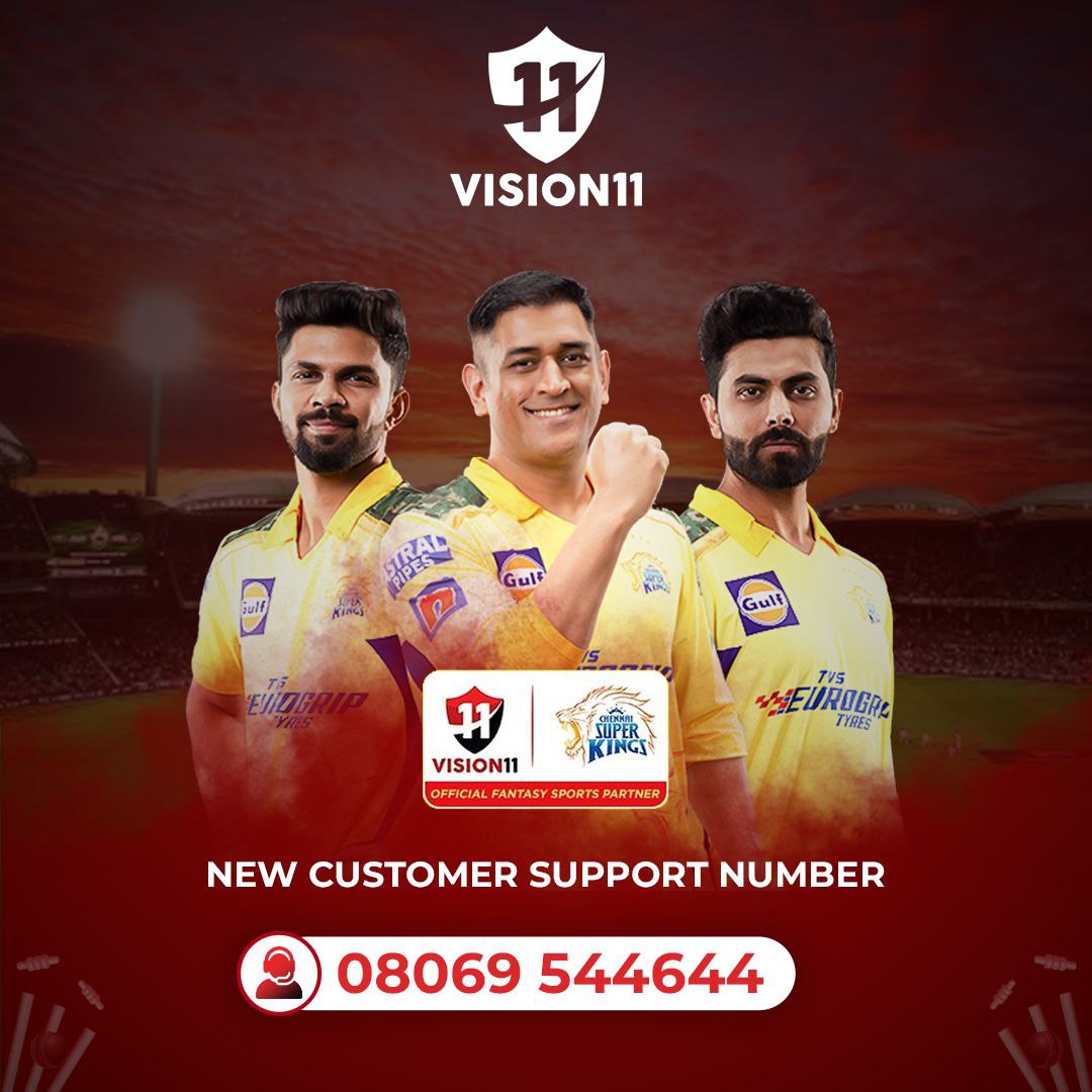 Vision11ofc's tweet photo. π¨ New Customer Support Number π¨
Looking for a one-stop-solution for all your queries related to @vision11ofc? π²
Dial 08069 544644 now and avoid the long wait! π
Download @Vision11ofc Now
.
.
.
#Vision11 #Vision11official #customersupport #joinnow #multijoin #instantwithdrawal #fantasy #contests #LowestEntry #Fees #Maximum #rewards #bigearnings #bigrewards #fantasycricket #fantasyfootball #fantasysports #best #trusted #winbig #downloadnow #playnow #megawin #sapnokavision11 #TrendingNow