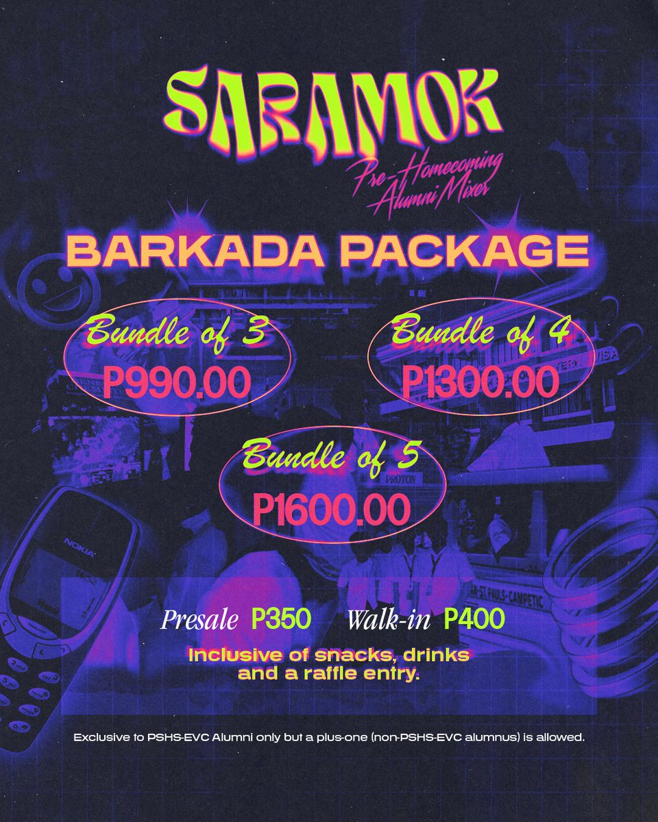evcah2023's tweet photo. Going with friends? Join our Barkada Packages for a chance to win free tickets!

Tag 5 friends and register now at: https://t.co/qoNnOUVCaA.

For inquiries, message us or contact Theresa at 09155462450.

#Saramok #Tacloban #PisayHandumanan #evcah2023 https://t.co/XvuoNTPvgV