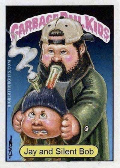 MKoback81's tweet photo. @ThatKevinSmith @JayMewes #garbagepailkids #jayandsilentbob https://t.co/mo21qkdNmc