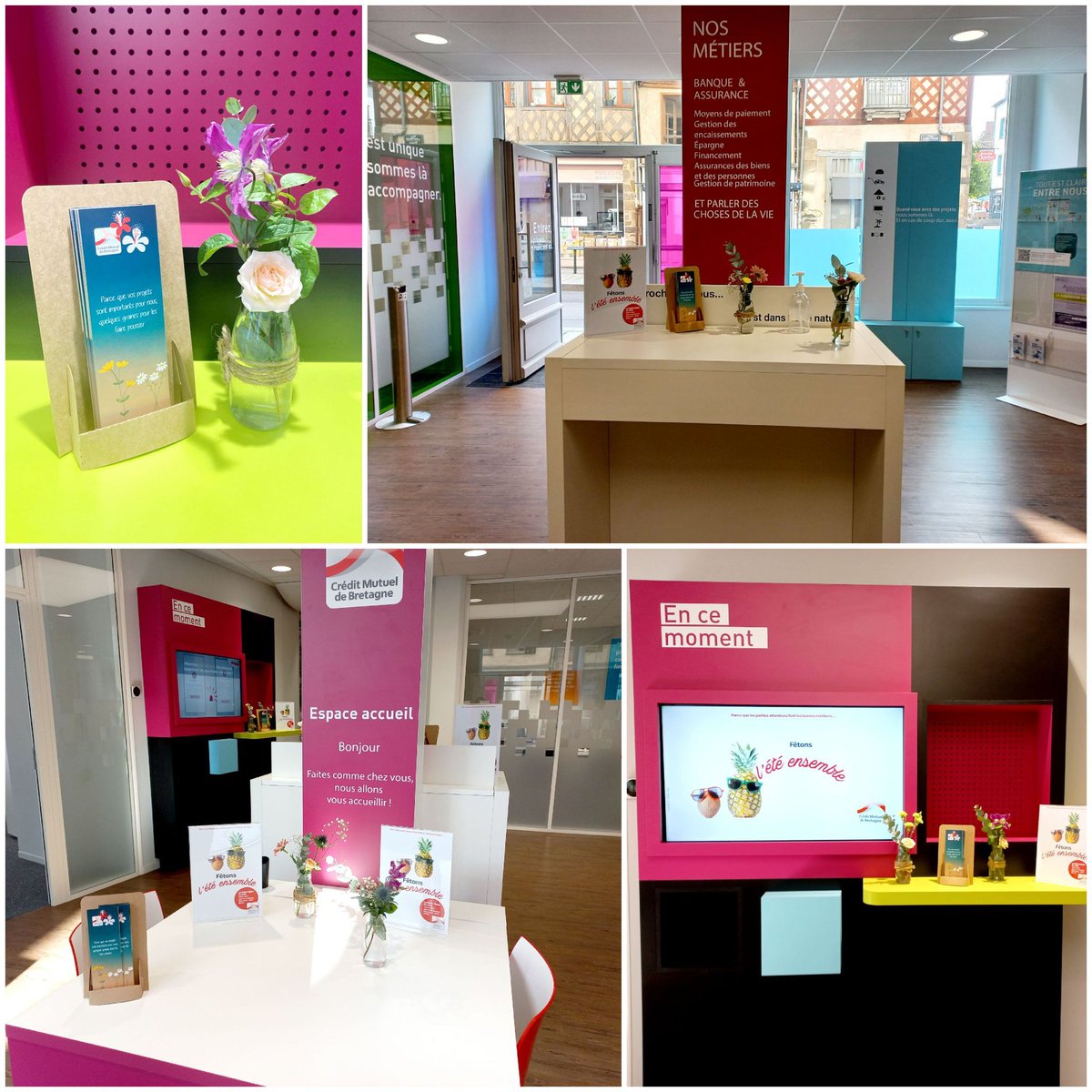 💐☀️ Venez fêter l'été sur <a href="/UTRennesOuest/">UT Rennes Ouest</a>
Parce que vos projets sont importants pour nous, quelques graines pour les faire pousser :
un marque-page rempli de fleurs vous attend pour accompagner vos lectures estivales 📖#CmbRennesSteAnne
<a href="/CMBretagne/">CMBretagne</a> <a href="/cmarkea/">Crédit Mutuel Arkéa</a> <a href="/CMB_DD35/">Crédit_Mutuel_DD35</a>