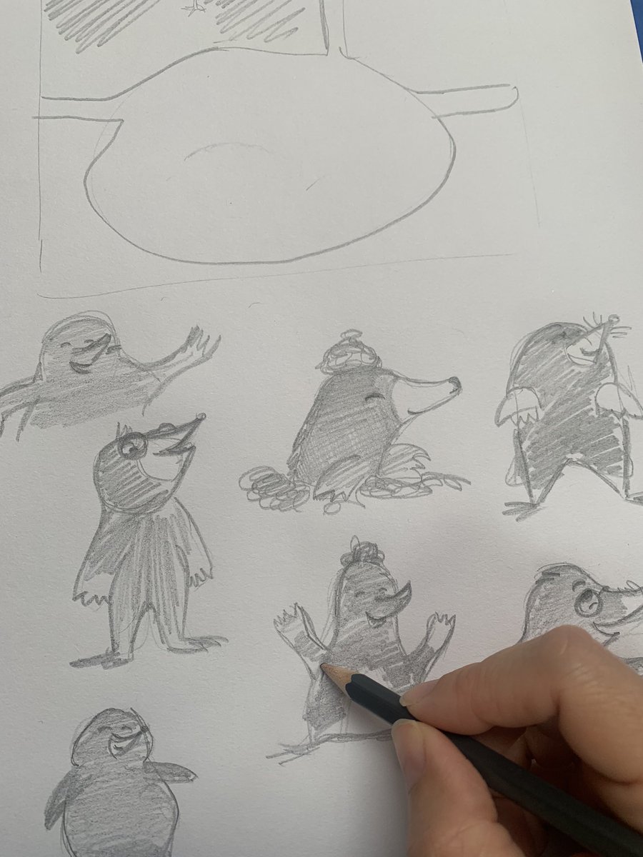 Looking for a new character. I almost found it! What do you think ?
#illustrationprocess #illustration #picturebook #childrensbook #WritingCommunity #sketchbook