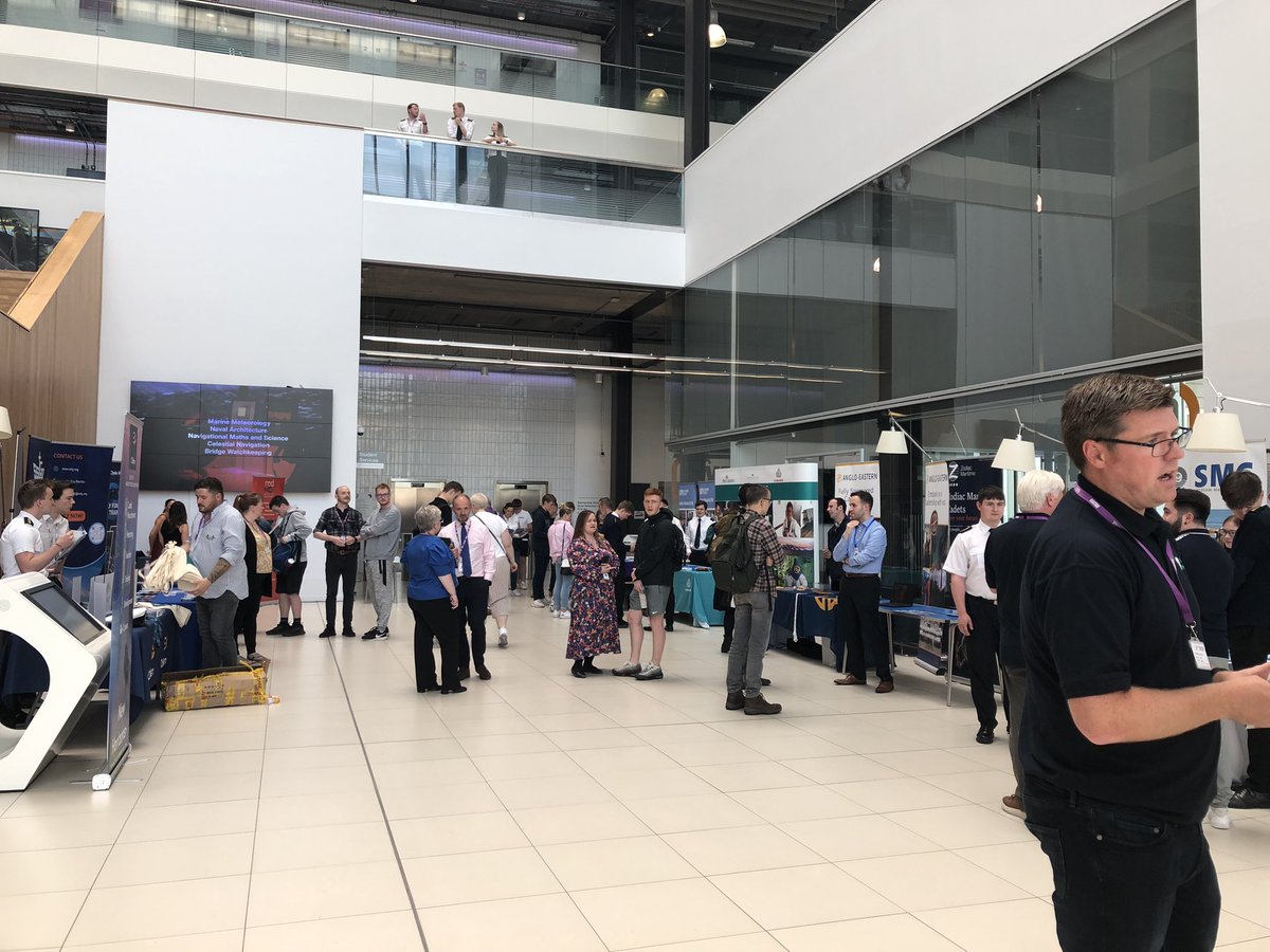Our Merchant Navy Open Day is underway. We’re here until 7.30pm so if you want to find out about our cadetships in Deck, Engineering or ETO come along to our Riverside Campus.