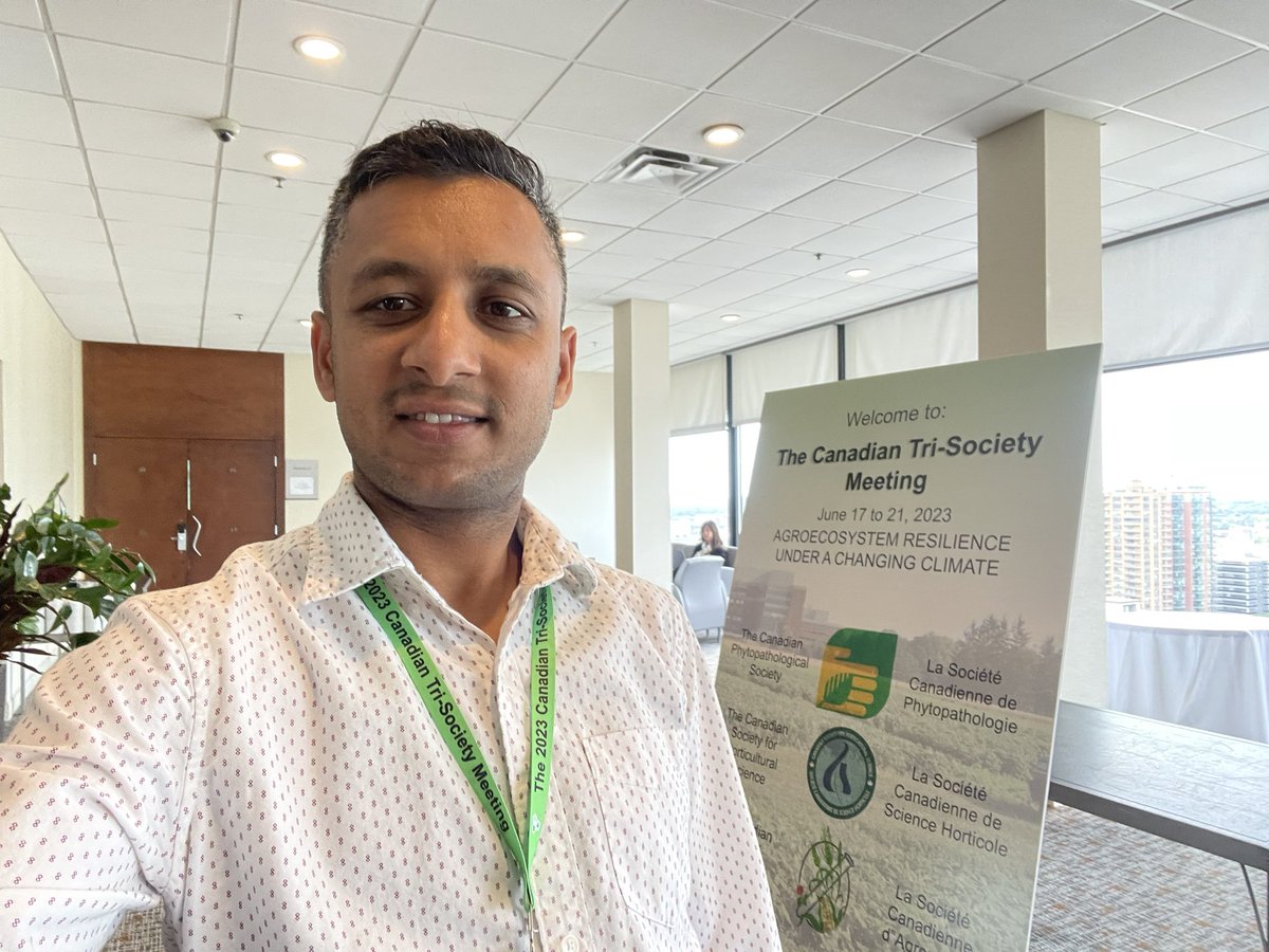 sisananjan's tweet photo. Final day of #CanTrisociety2023 Great meeting by @AgronomyCanada @phytopathca @CanadianHortSci https://t.co/WMEgxHX3MN