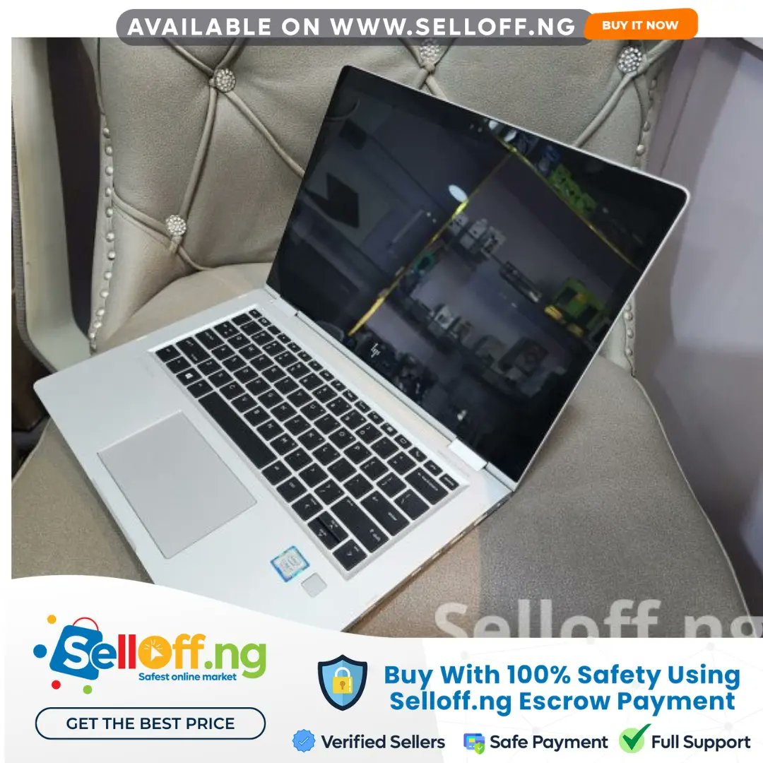Selloffng's tweet photo. HP Elite Book X360.
Touch screen; Keyboard light Intel Core i5 7th Generation; Finger print.

Description - 
Internal storage: 256GB
RAM: 8GB 
Condition: Foreign Used
PRICE: ₦270,000

Trinity guy Aai Chelsea Bode George COAS Kayode Egbetokun seun akpororo Ondo Mr Peter Obi Doyin https://t.co/NPxbR06jRe