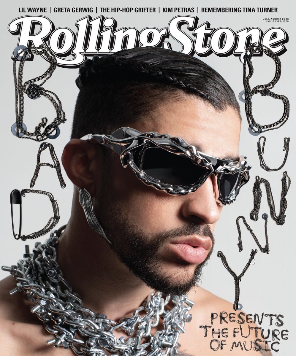 badbunnyontour's tweet photo. Bad Bunny is the cover for “Rolling Stone” 🇵🇷❤️‍🔥

📸: Daniel Sannwald &amp; Maworldgroup https://t.co/itlSH04X9h