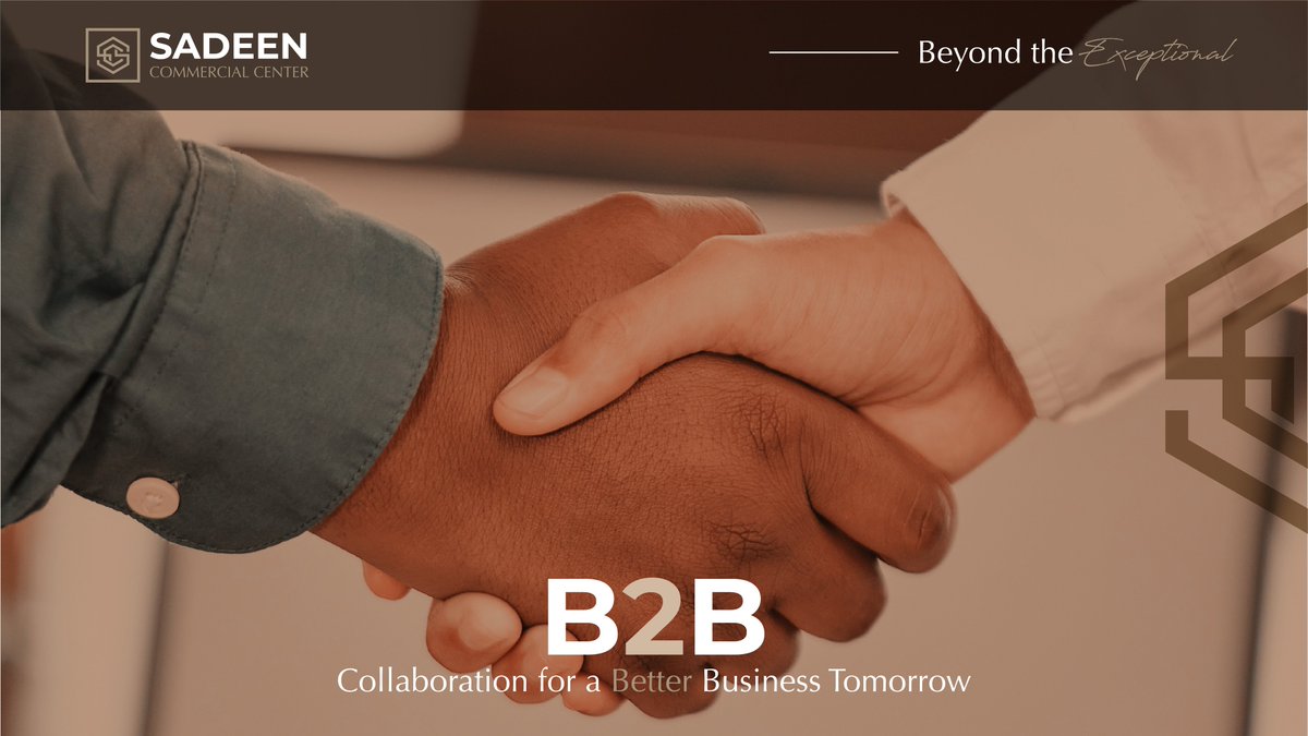 بوابتك لتميز الأعمال !!
🏢 Discover Sadeen Commercial Center - Your Gateway to Business Excellence!
Connect with Us Today! 🌟

#SadeenCommercialCenter #BusinessExcellence #ProfessionalEnvironment #ElevateYourBrand #B2BSuccess #Collaboration #Innovation #GrowYourBusiness