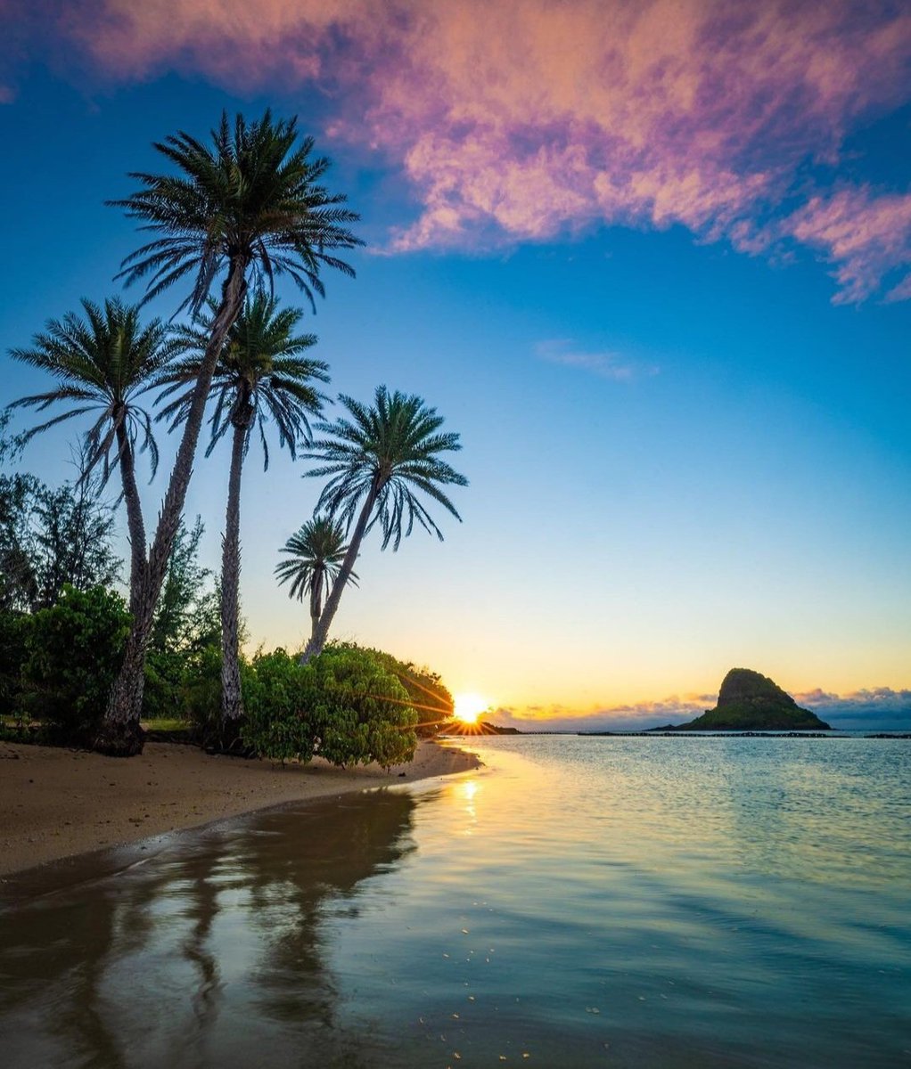 The island of Oahu in Hawaii.