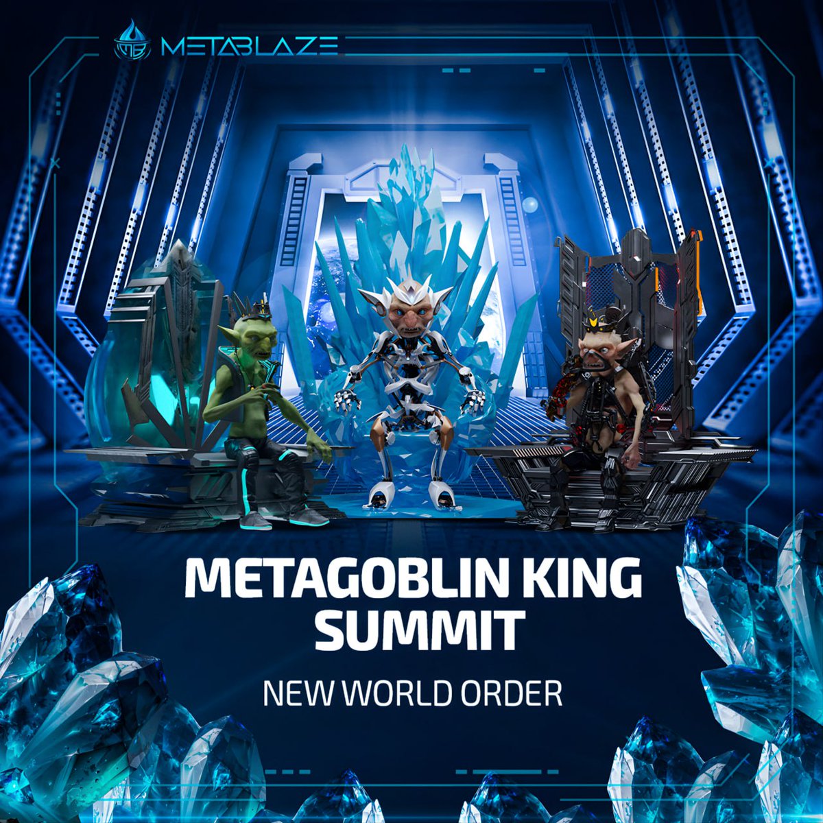 meta_blaze's tweet photo. πWitness the MetaGoblin Revolutionπ
The 3 MetaGoblin Kings of Glozark have descended upon #MetaBlaze with a grand demand. πͺ
The 3 Kings have commanded a cosmic drop to the MetaGoblin mint prices to 0.09 ETH!π£
Bought #MetaGoblins during presale? Your loyalty shall be rewarded.
For each MetaGoblin already gracing your wallet π€π
Get ready for an #NFTairdrop at the command of...
Read More π https://t.co/nPu5aajs84