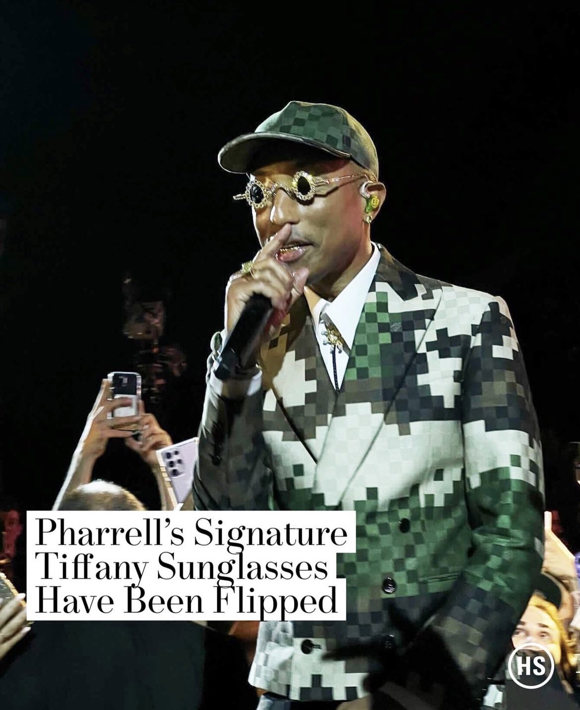 Pharrell Debuted Rare Tiffany & Co. Shades At His Louis Vuitton