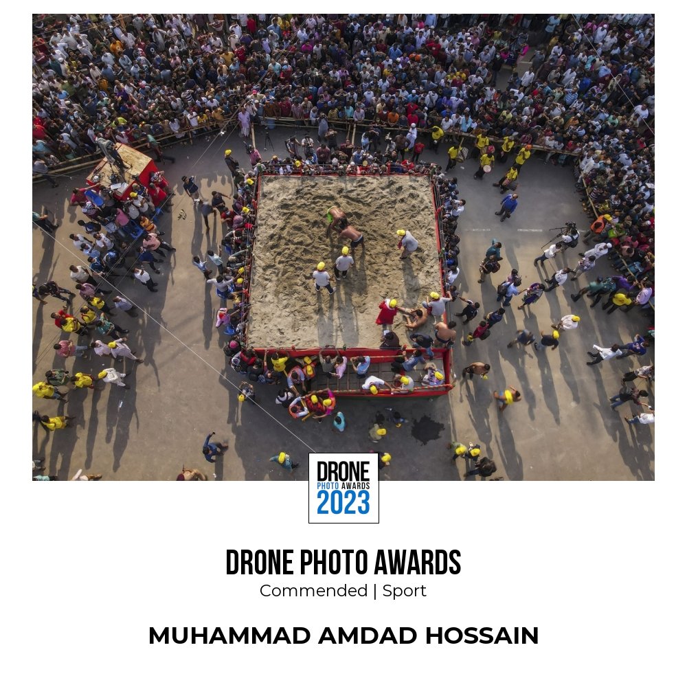 📸 Alhamdulillah -  Exciting News! 🎉

I am thrilled to share that one of my photographs has been awarded the prestigious Commended Award at the 'SIENA International Drone Photo Award 2023' held in Italy! 🏆🇮🇹

#MuhammadAmdadHossain #SienaAward #Award23 #PhotographyAward #Italy