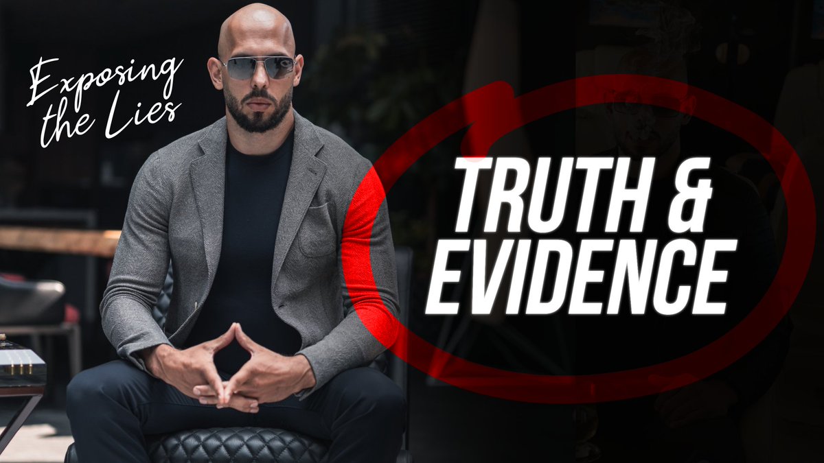 CriticalFilmUK's tweet photo. Truth &amp; Evidence

Exposing the Lies within the Andrew Tate Case.

Available now on Rumble
https://t.co/SO1ie6Kit1 https://t.co/2KoGs4jZMY