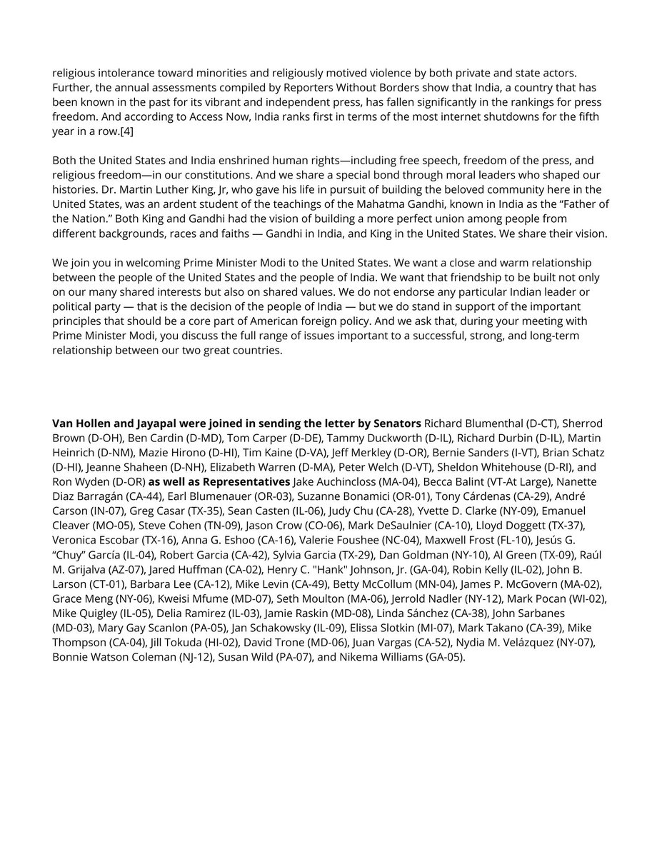 Senator Chris Van Hollen tweet media