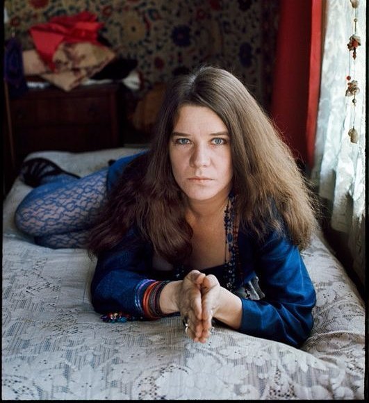 Janis Joplin in 1967. Photo by Jim Marshall.