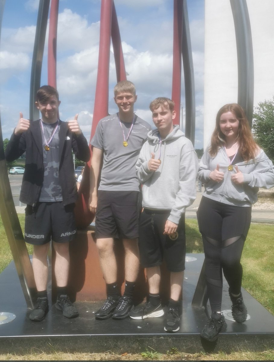 aa_technical's tweet image. Congratulations to this fantastic group of seniors taking part in today&apos;s Vex comp @NCLANVex.  Special mention to Jack and Andrew for winning a Fair Play award and to David and Riley for winning the Volunteering award! Looking forward to next year now! @AirdrieAcademy
